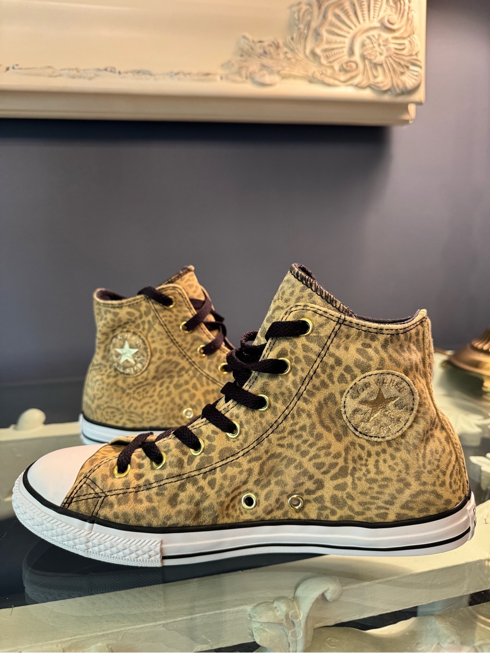 Converse Leopard High Tops